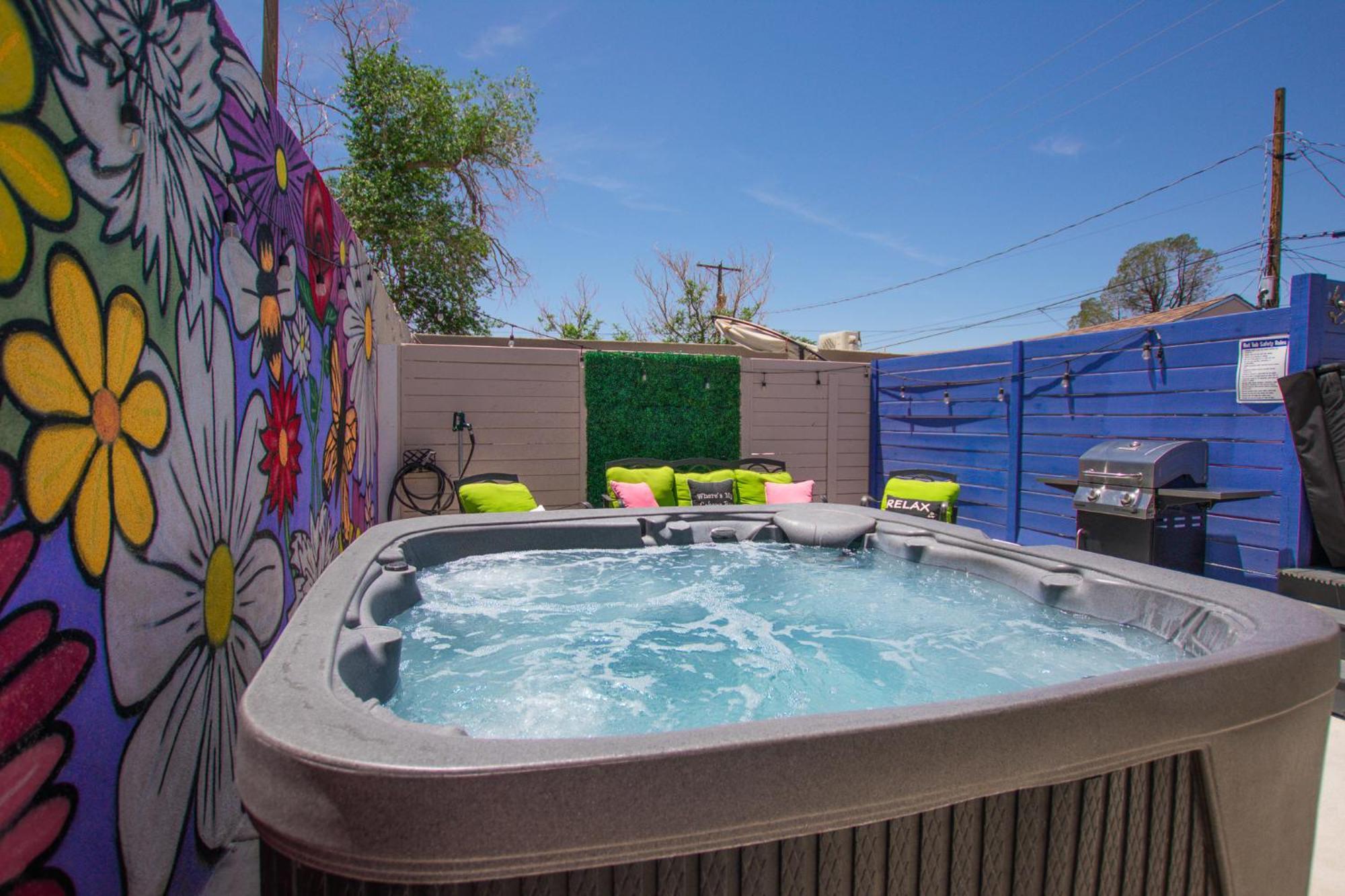 Villa Bohemian Chic An Eclectic Escape-Hot Tub-Pet Friendly-No Pet Fees! Albuquerque Exterior foto
